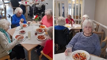 Italian Day at Claremont care home